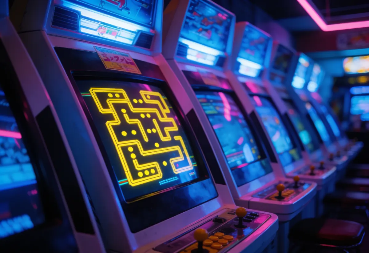 Arcade-Halle der 1980er Jahre